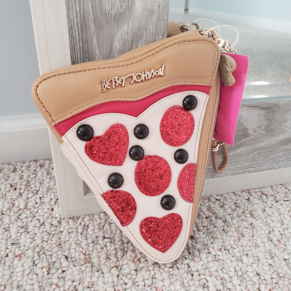 Betsey Johnson Pizza Clutch